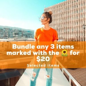Bundle any 3 items marked with 🌻 for $20